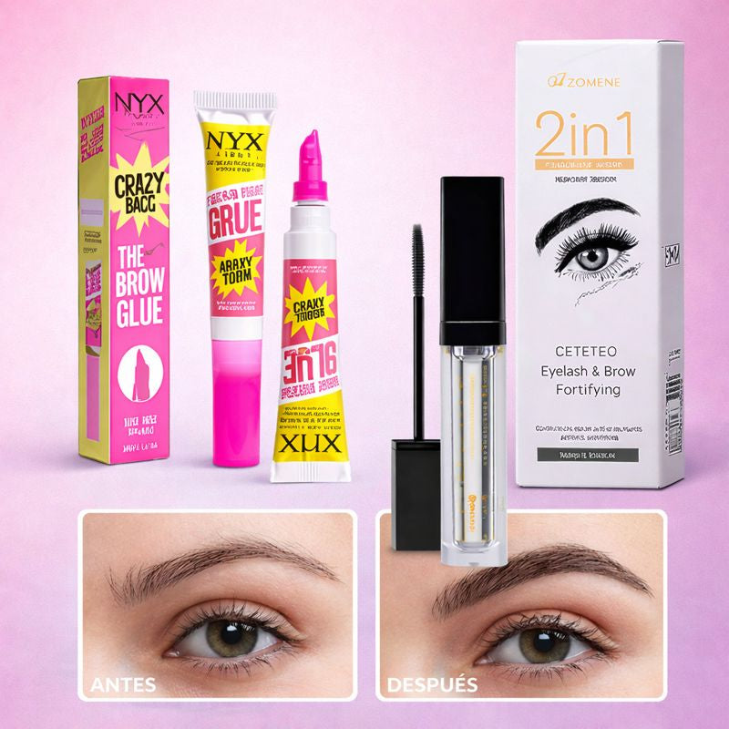 Combo Cejas Perfectas™ || Gel Fijador + Sérum de Crecimiento CDC