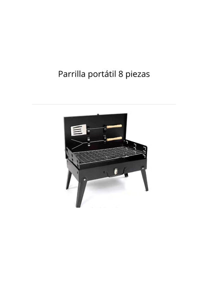 Parrilla portátil 8 piezas G