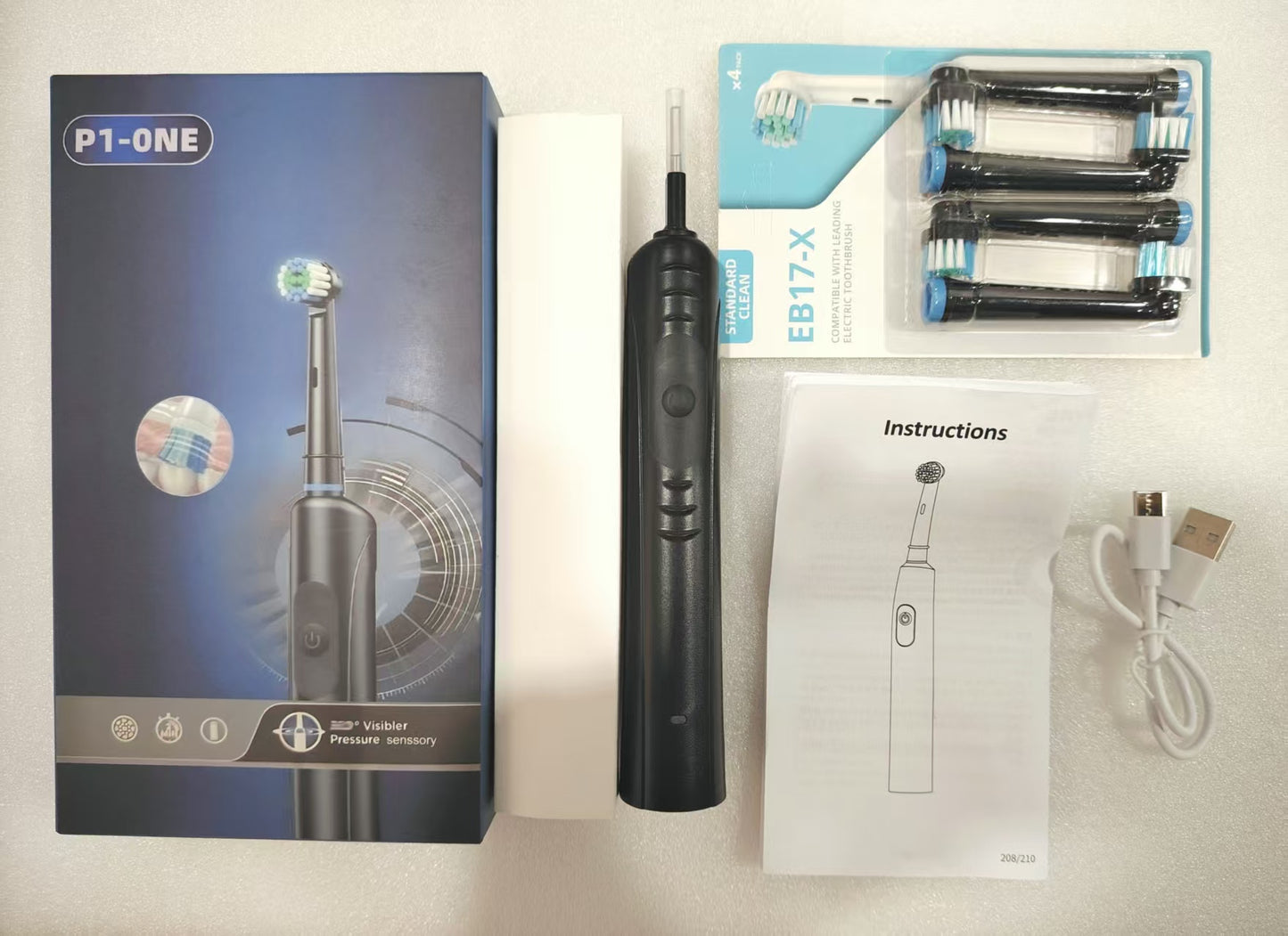 Cepillo de Dientes Eléctrico || Limpieza profunda sin esfuerzo todos los días