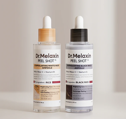 Combo 2x1 Premium; Exfoliante Arroz Blanco + Arroz Negro