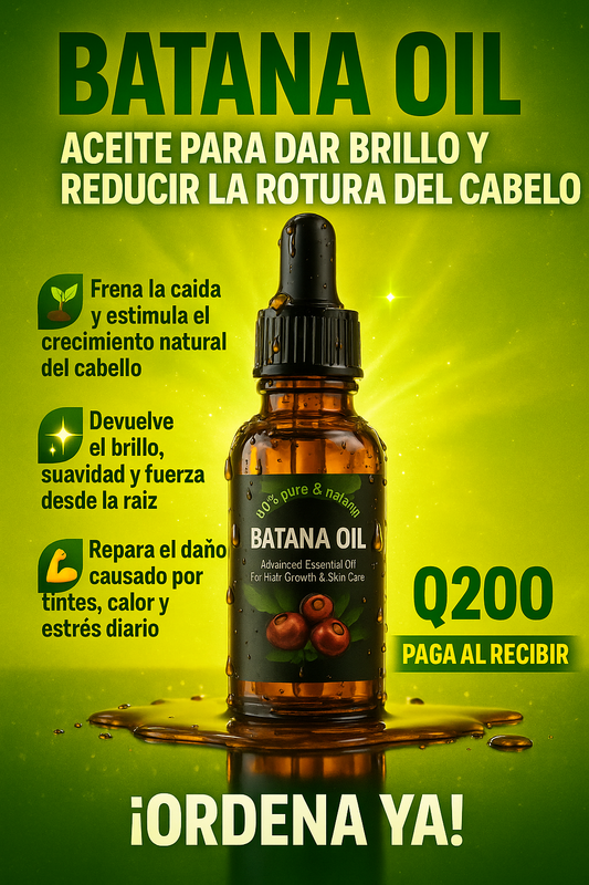 Batana Oil || Aceite para dar brillo y reducir la rotura del cabello