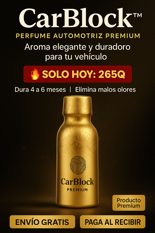 CarBlock™ || perfume automotriz premium