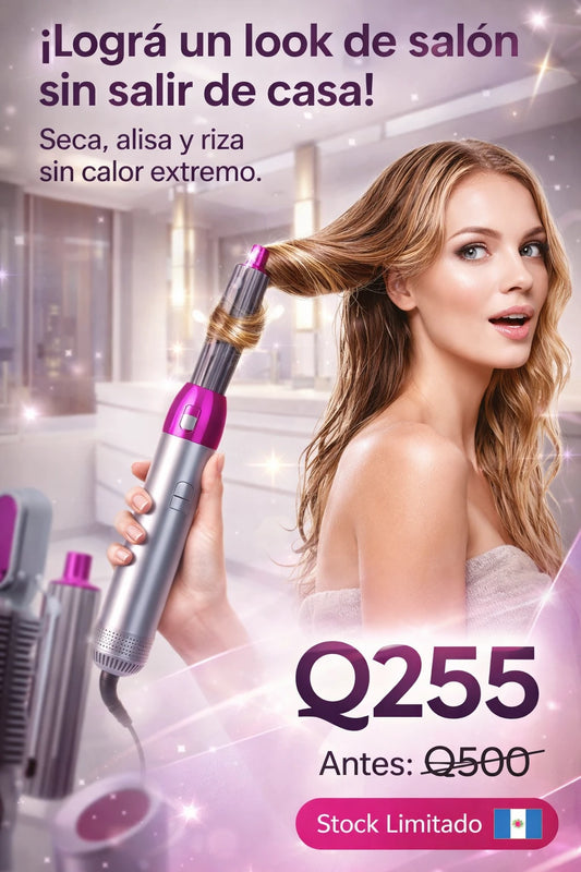 Cepillo de Cabello 5 en 1 Multifuncional