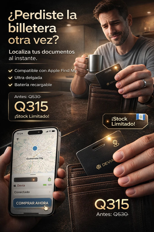 Tarjeta Localizadora Bluetooth Devia || Rastreador Inteligente para Billetera y Objetos