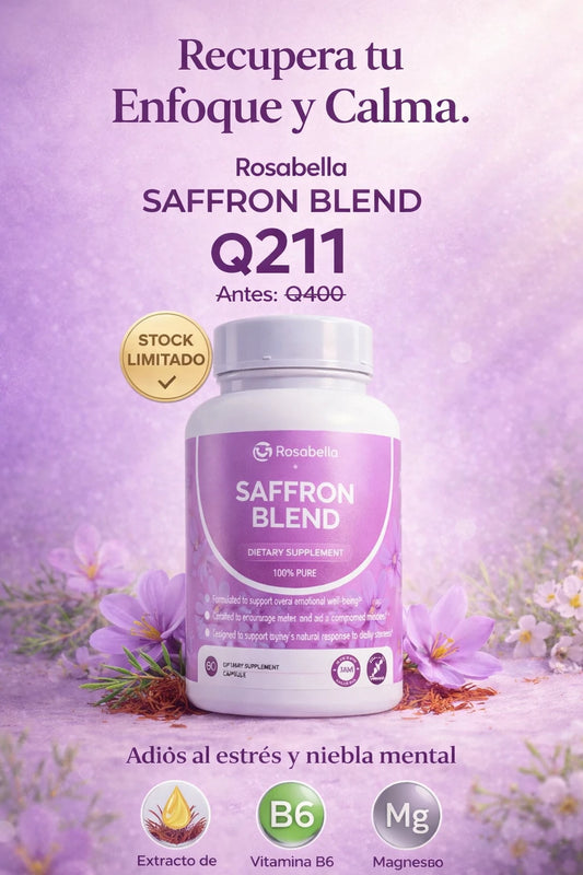 Saffron Blend Rosabella || Cápsulas Naturales de Bienestar