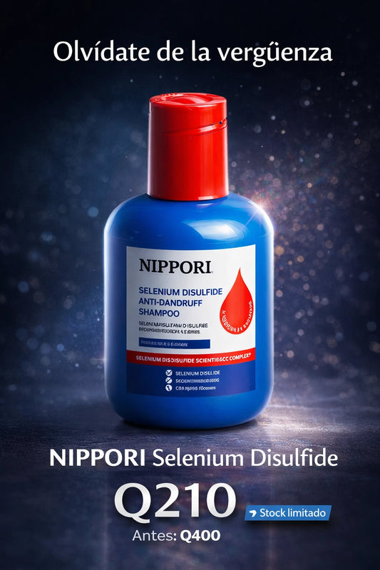 NIPPORI Anti-Caspa Pro || Shampoo con Disulfuro de Selenio