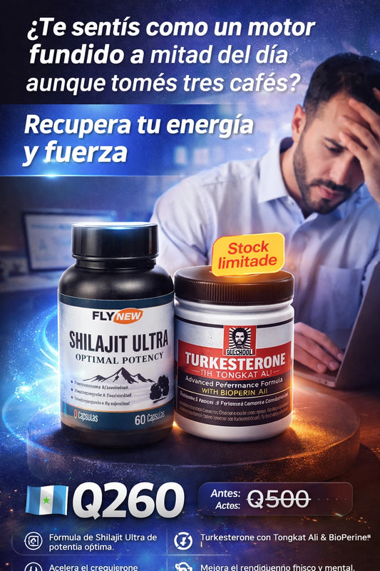 Combo Shilajit Ultra + Turkesterone Optimal Potency
