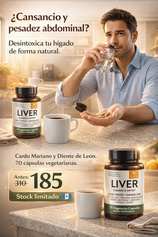 Liver Cleanse Detox || Fórmula de Limpieza Hepática y digestiva