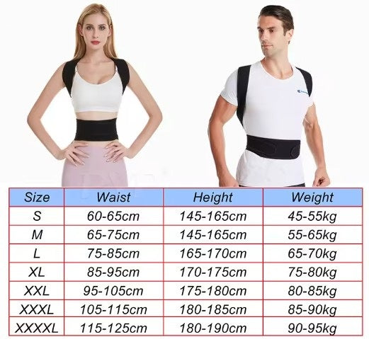 Corrector de Postura Unisex con Ventilación