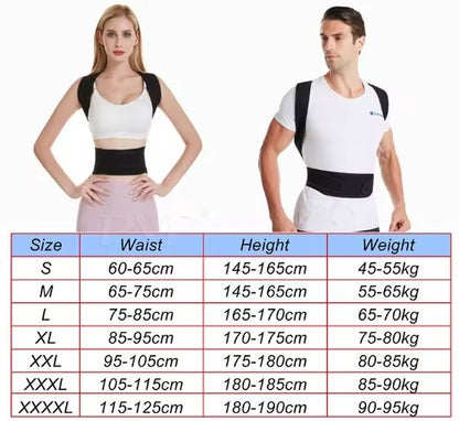 Corrector de Postura Unisex con Ventilación