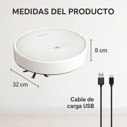 Cleanme® Aspiradora Robot | Limpia tu hogar sin mover un dedo