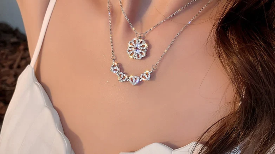 Collar Fortuna de 4 Corazones