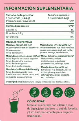 BLOOM NUTRITION || SUPLEMENTO PARA LA DIGESTIÓN Y LA ENERGÍA NATURAL.