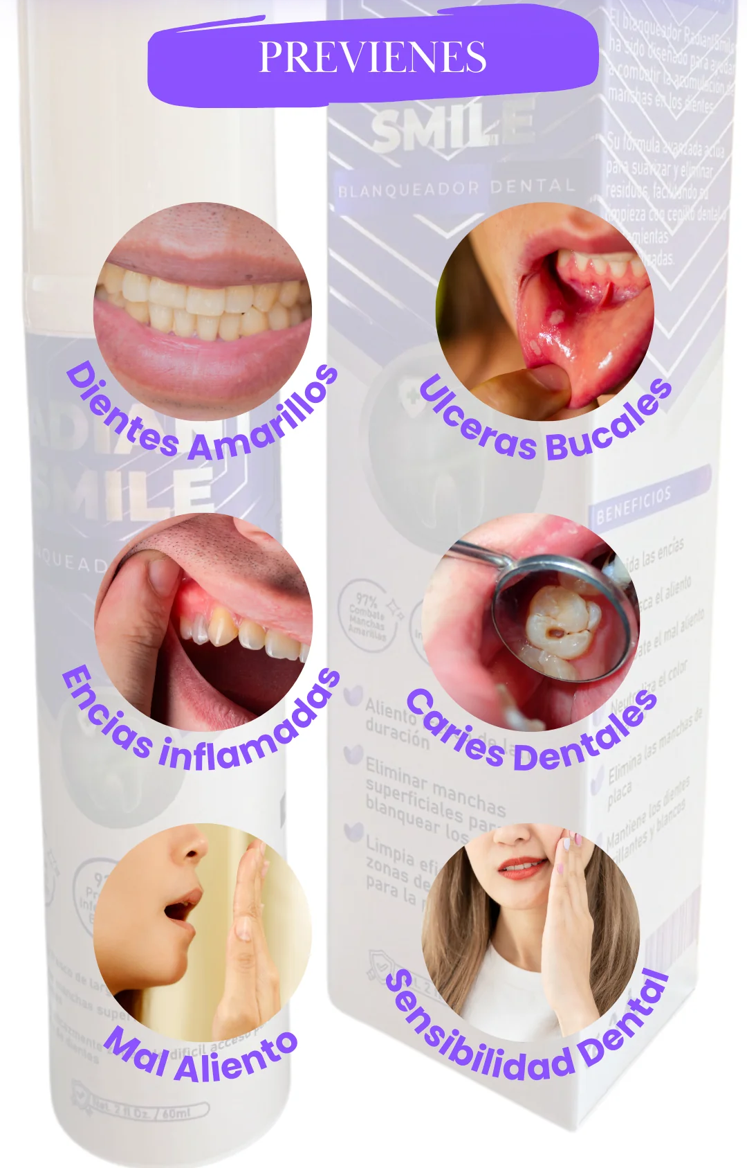 ⭐ PurpleGlow® || Crema Dental Blanqueadora