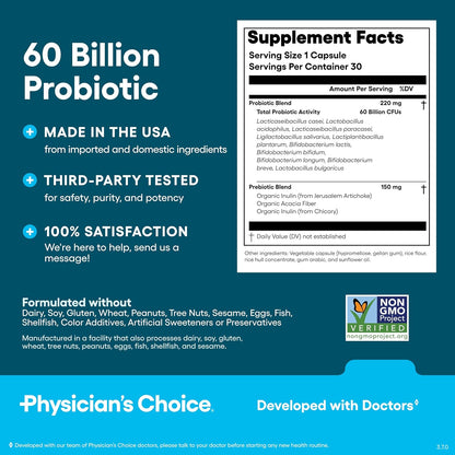 60 Billions Probiotics || Soporte Digestivo Avanzado
