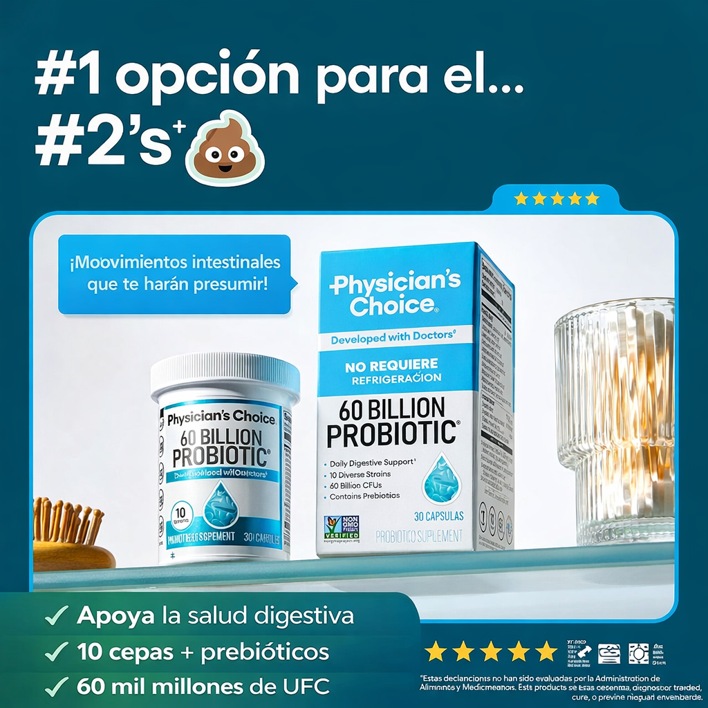 60 Billions Probiotics || Soporte Digestivo Avanzado