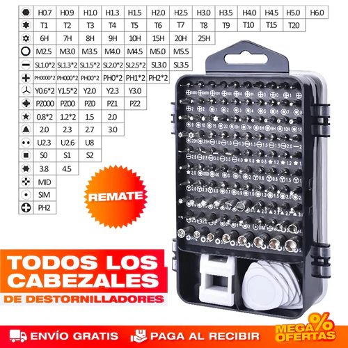 Kit Profesional de Destornilladores de Precisión || Multiherramienta