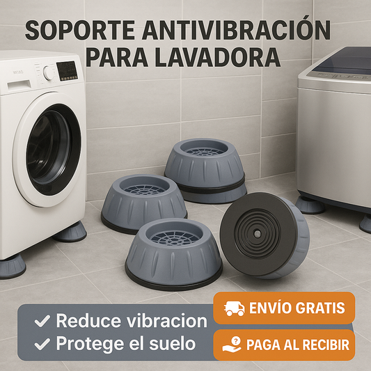 SOPORTE ANTIVIBRACION PARA LAVADORA