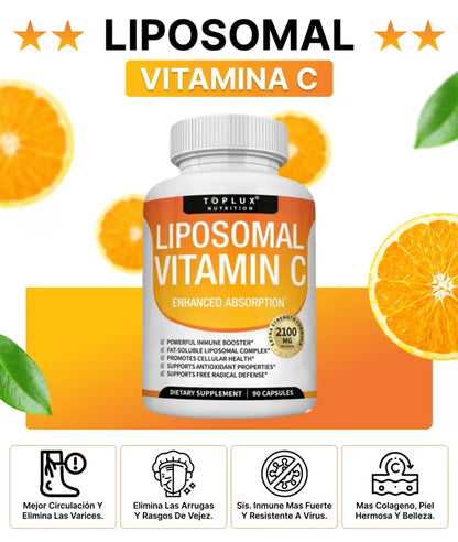 🔥2X1🔥Toplux Liposomal Vitamin C || Absorción Avanzada