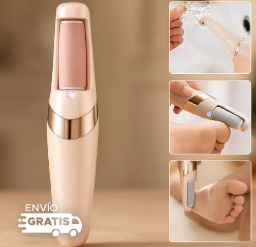 Pedi Spa Set Profesional || Lima Eléctrica Inalámbrica Antidurezas-Talones suaves, cuidados y sin grietas.