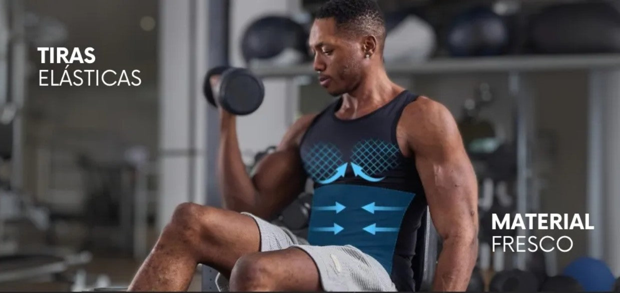 Camisilla compresora || Mejora tu figura y tu postura sin que nadie lo note.