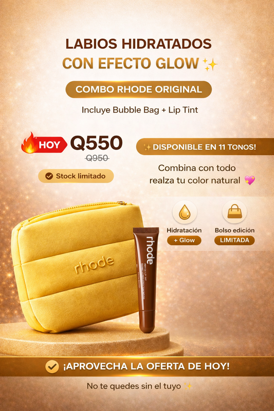 Combo Rhode Importado Original: Bubble Bag + 1 Peptide Lip Tint