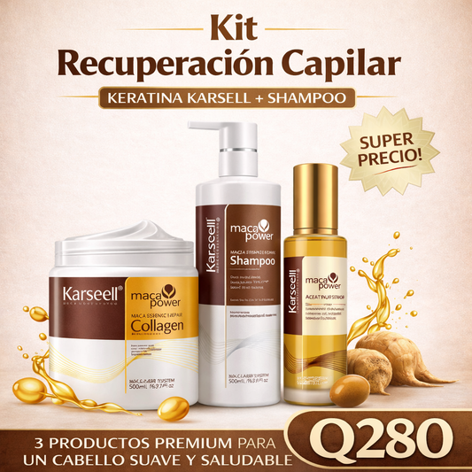 Kit Recuperación Capilar || Keratina Karsell + Shampoo