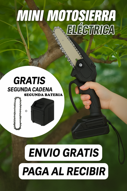 CortaPro® Mini motosierra inalámbrica y portátil