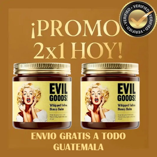 🔥2X1🔥 EVIL GOODS CEBO DE RES ||CREAM NATURAL PARA HIDRATACIÓN