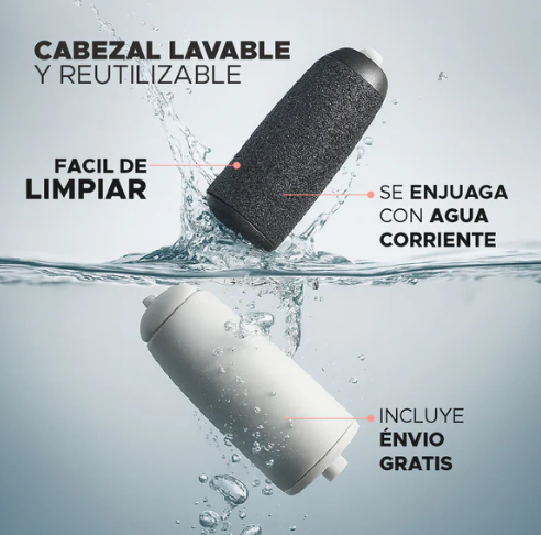 Pedi Spa Set Profesional || Lima Eléctrica Inalámbrica Antidurezas-Talones suaves, cuidados y sin grietas.