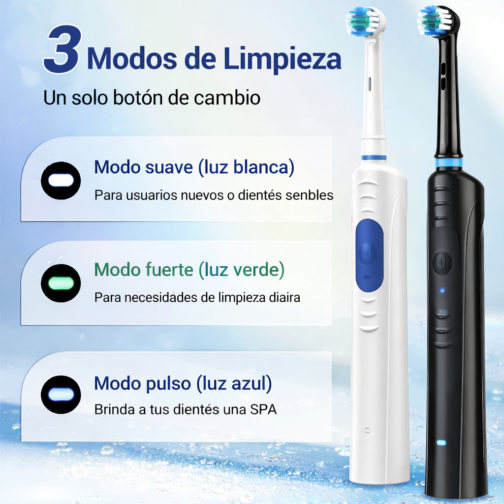 Cepillo de Dientes Eléctrico || Limpieza profunda sin esfuerzo todos los días