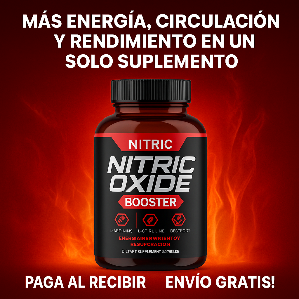 Nitric Oxide Booster || Energía, rendimiento y recuperación para tu rutina diaria.