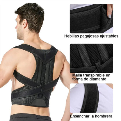 Corrector de Postura Unisex con Ventilación