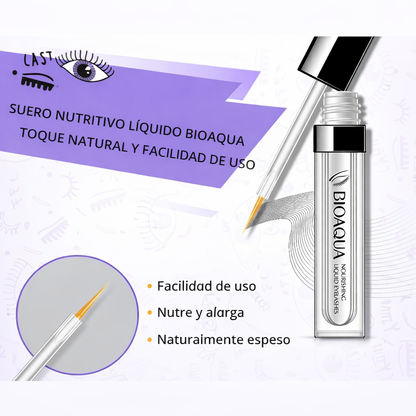 Serum Bioaqua para Pestañas y Cejas || Nutrición profunda para una mirada más definida y natural