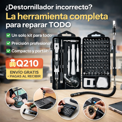 Kit Profesional de Destornilladores de Precisión || Multiherramienta