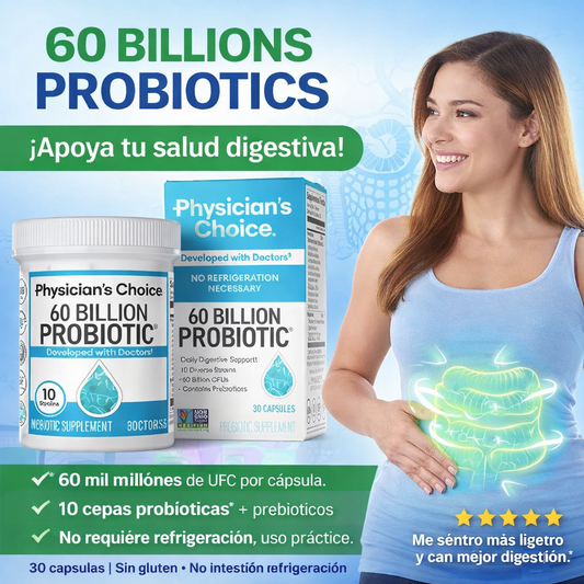 60 Billions Probiotics || Soporte Digestivo Avanzado