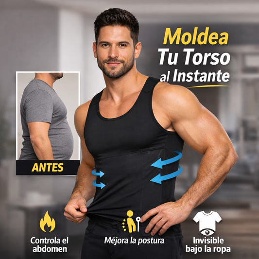 Camisilla compresora || Mejora tu figura y tu postura sin que nadie lo note.