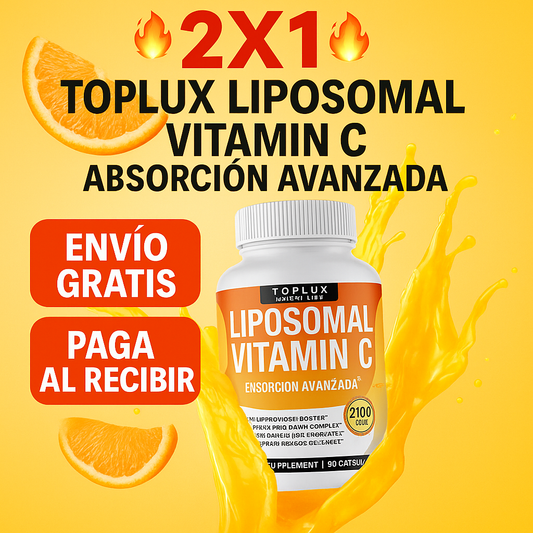 🔥2X1🔥Toplux Liposomal Vitamin C || Absorción Avanzada